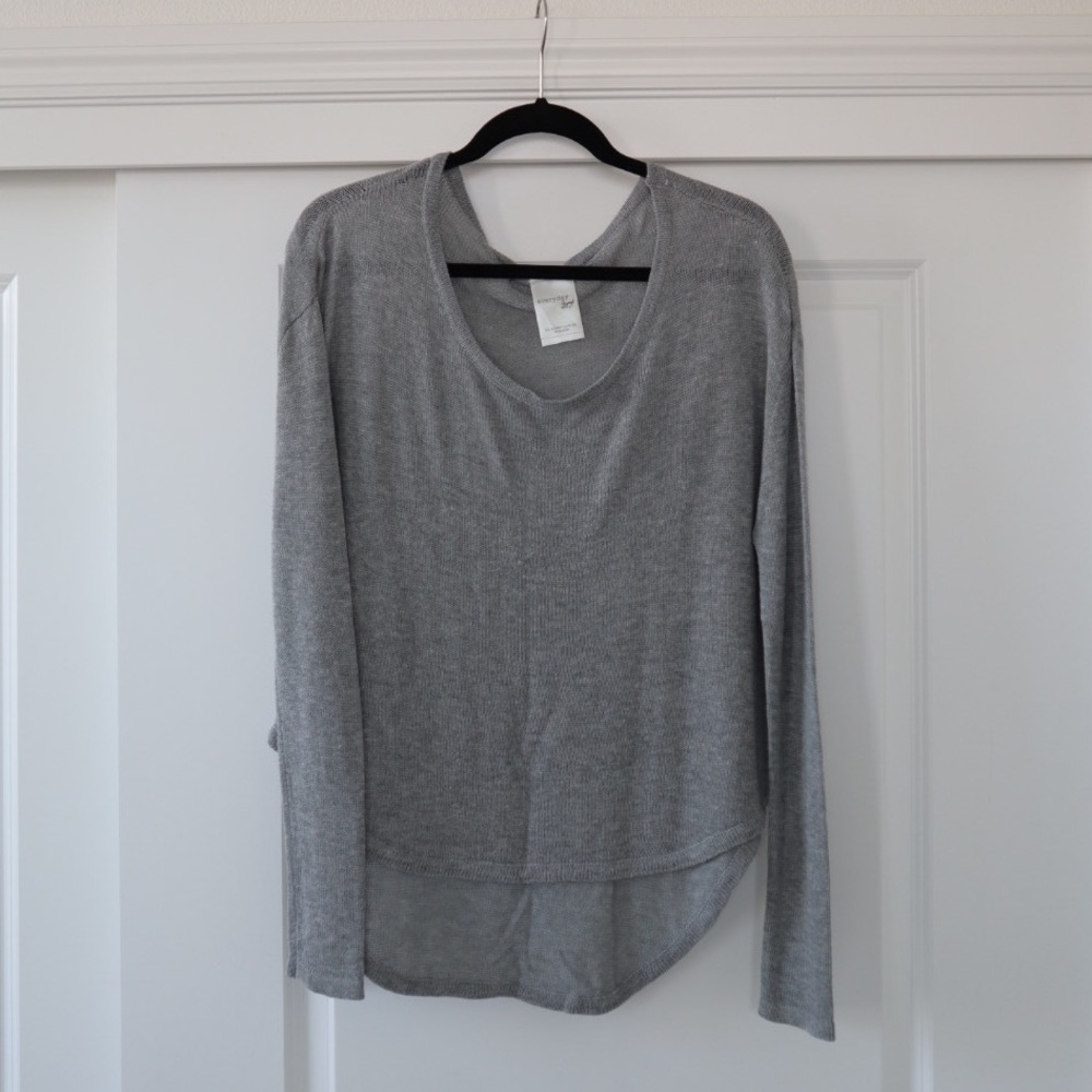 Gray long sleeve, one size